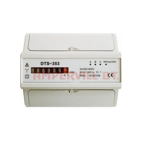 Fogyasztásmérő GAO 5261H  3F sínes Mechanikus