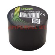 Tracon Szigetelőszalag Széles Fekete FEK50