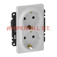 VALENA LIFE 753127 2x2P+F Dupla Dugalj, Fehér