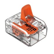 WAGO 221-612 2×0,5-6mm2 ÁTLÁTSZÓ