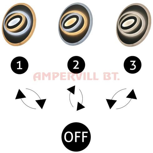 AVIDE LED LÁMPA OLIVE 70W RF TÁVIRÁNYÍTÓVAL ADO3S-OLV-2.4G