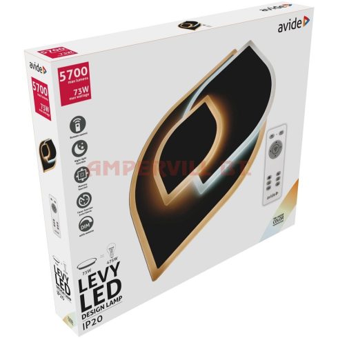AVIDE LED LÁMPA ADO3S-73W-LEV-2.4G LEVY 73W RF TÁVIRÁNYÍTÓVAL