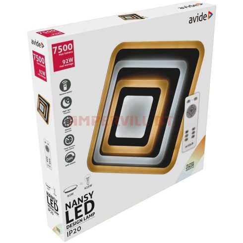 AVIDE LED LÁMPA ADO3S-92W-NAN-2.4G NANSY