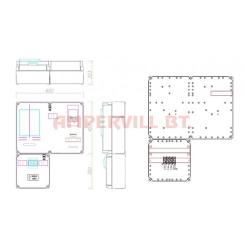 CSP PVT-6075 VFM-SZ Egy helyes vezérelt mérés, szabadvezetékes V63.80A