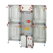   Hensel HCS441 Csoportos, 1/3F 4 Fogyasztós + szakaszoló, Felületre