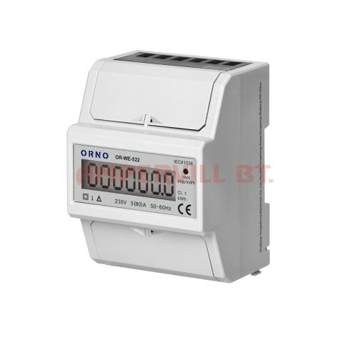 ORNO Digitális fogyasztásmérő 3fázisú 80A IP51  OR-WE-520