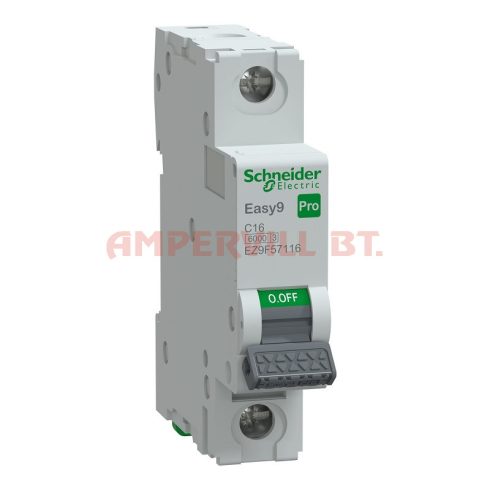Schneider EZ9F57116 1P C 16A kismegszakító EASY9 PRO