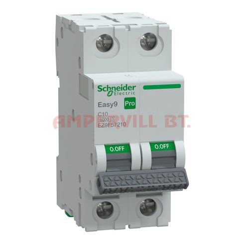 Schneider EZ9F57210 2P C 10A kismegszakító EASY9 PRO