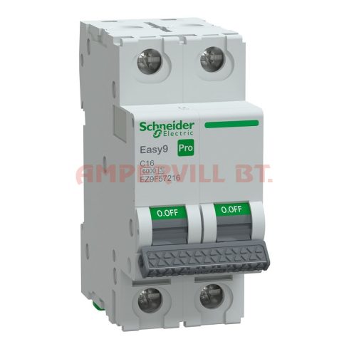 Schneider EZ9F57216 2P C 16A kismegszakító EASY9 PRO
