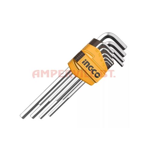 INGCO HHK11092 Imbuszkulcs készlet 9részes 1,5-10mm, hosszú